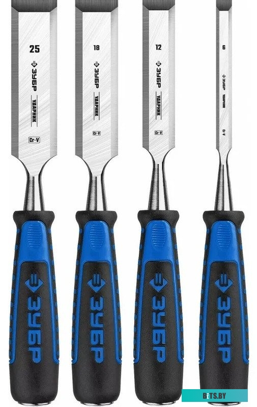 18097-H4 Набор стамесок Зубр 18097-H4 4 предмета (жесткий кейс)