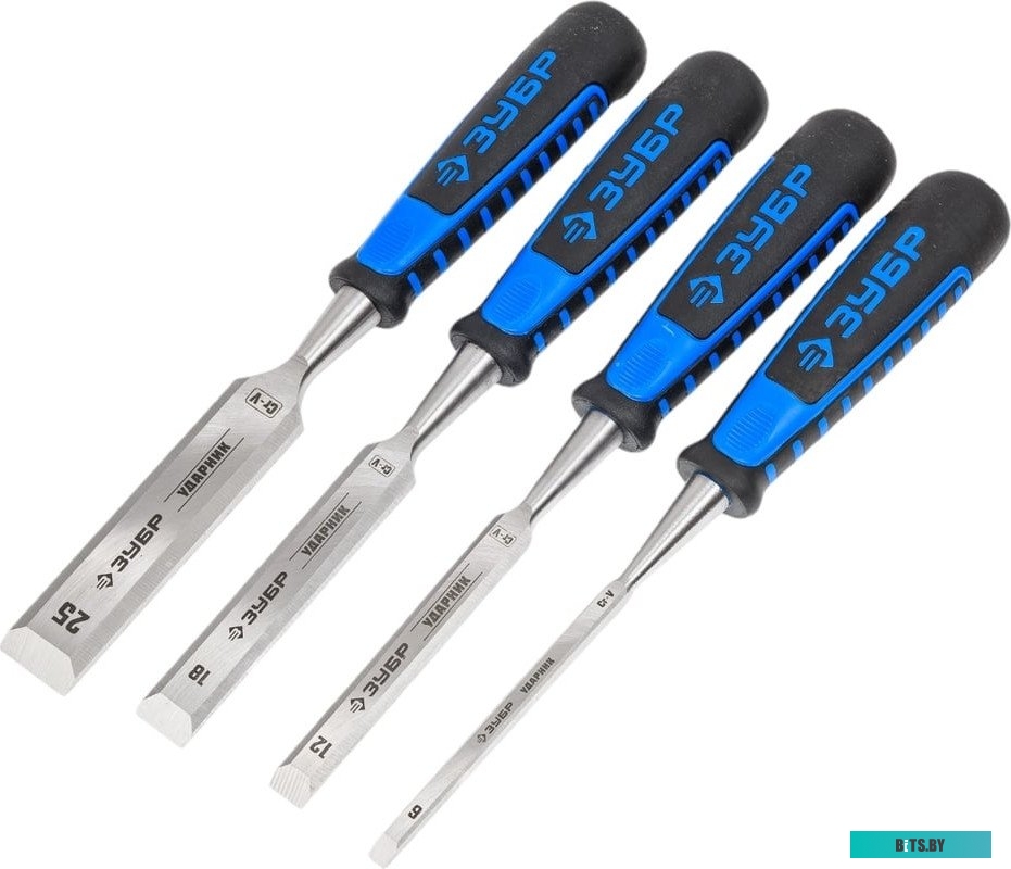 18097-H4 Набор стамесок Зубр 18097-H4 4 предмета (жесткий кейс)