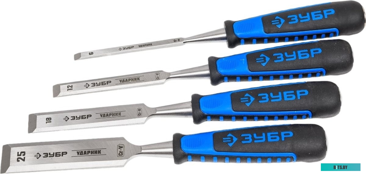 18097-H4 Набор стамесок Зубр 18097-H4 4 предмета (жесткий кейс)