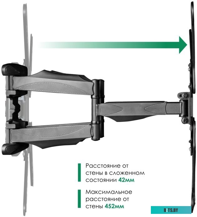Кронштейн для телевизора Onkron M5 (черный)