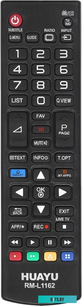 Пульт ДУ универсальный Huayu RM-L1162 3D SMART TV для телевизоров LG