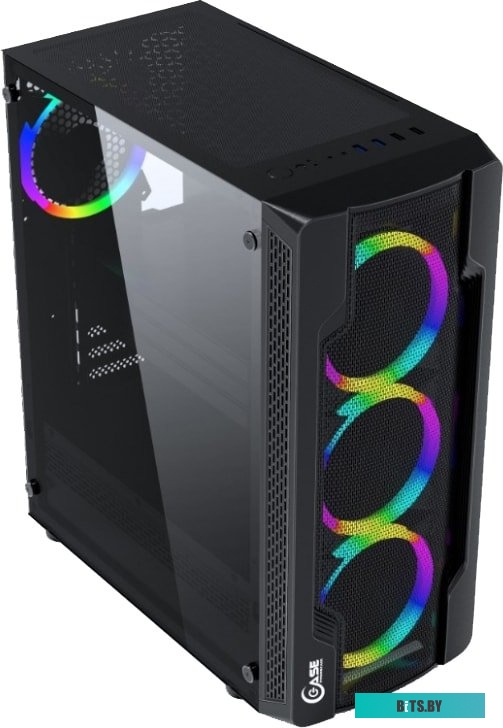 Корпус PowerCase Mistral X4 Mesh LED <CMIXB-L4>