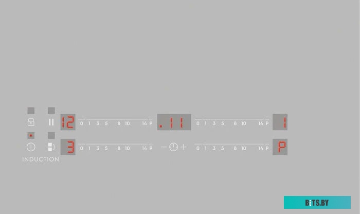 EIV63440BS Встраиваемые индукционные панели ELECTROLUX/ Индукционная,  !! 59 см, цвет: серебристый , индивидуальный слайдер для каждой зоны нагрева, 3