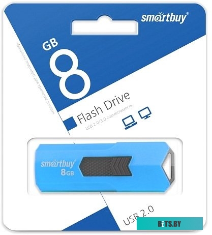 USB накопитель (Флешка) Smart Buy Stream 8GB (синий) <SB8GBST-B>