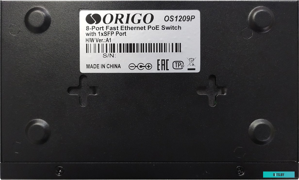 Неуправляемый PoE-коммутатор ORIGO OS1209P/80W/A1A