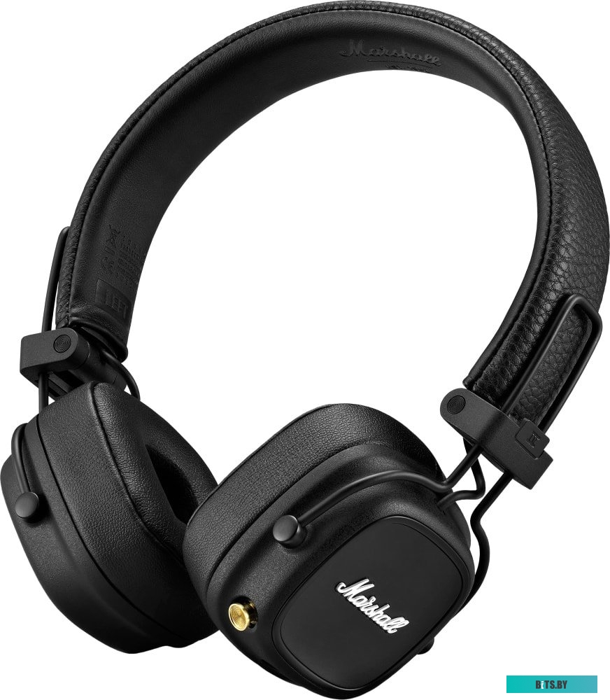Наушники (Гарнитура) Marshall Major IV (черный) <Major IV Black>