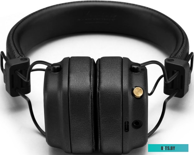 Наушники (Гарнитура) Marshall Major IV (черный) <Major IV Black>