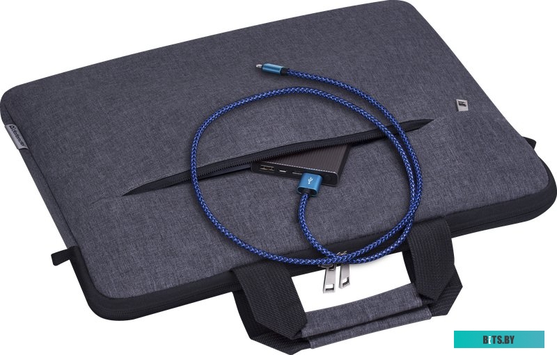 Сумка (портфель, кейс, чехол) для ноутбука Defender Chic 15.6" (серый) <26087>