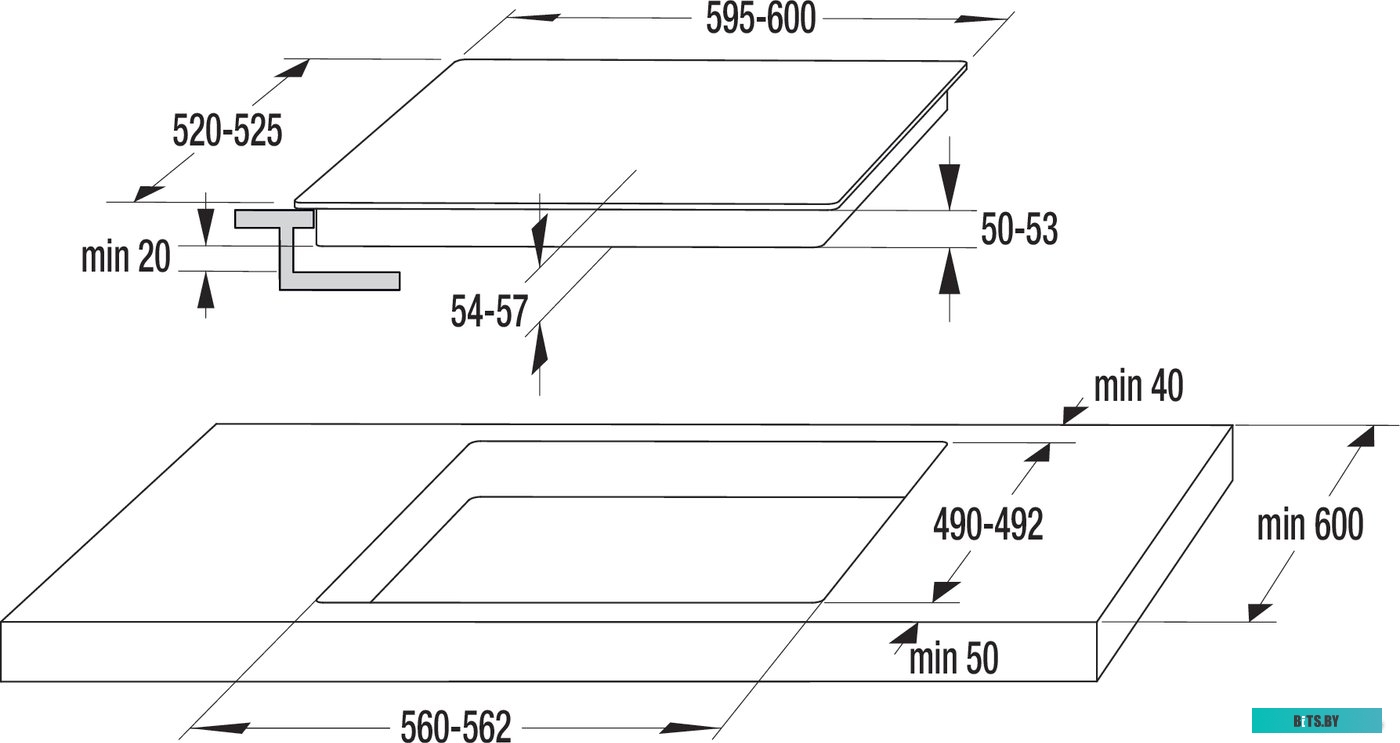 ECT643WCSC Варочная поверхность Gorenje ECT643WCSC белый