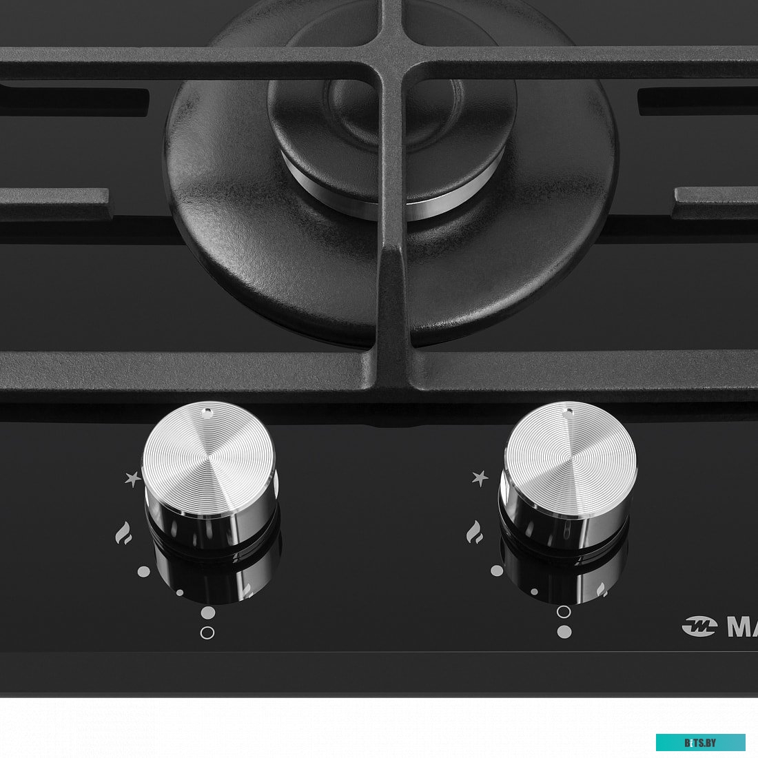 КА-00013521 Газовая варочная панель MAUNFELD EGHG.32.6CB/G,  независимая,  черный