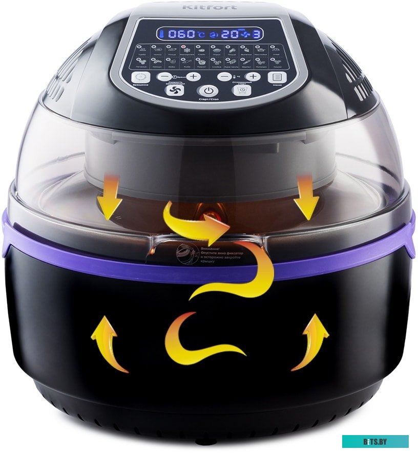 KT-2219-1 Black Аэрогриль "Kitfort" [KT-2219-1] <Black>