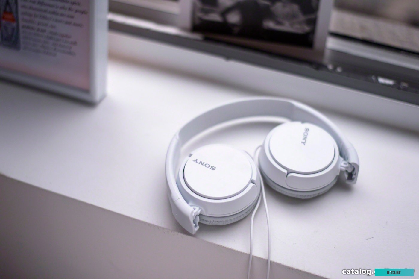 Наушники (Гарнитура) Sony MDR-ZX110AP (белый) <MDRZX110APW.CE7>