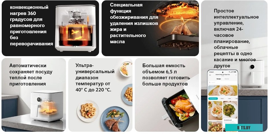 BHR7358EU Аэрогриль Xiaomi BHR7358EU,  белый