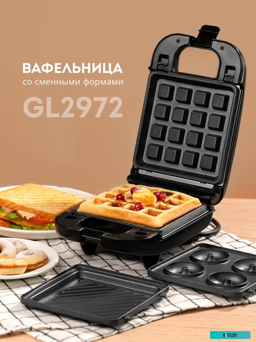 ГЛ2962Л Сэндвичница GALAXY LINE GL 2962,  белый [гл2962л]