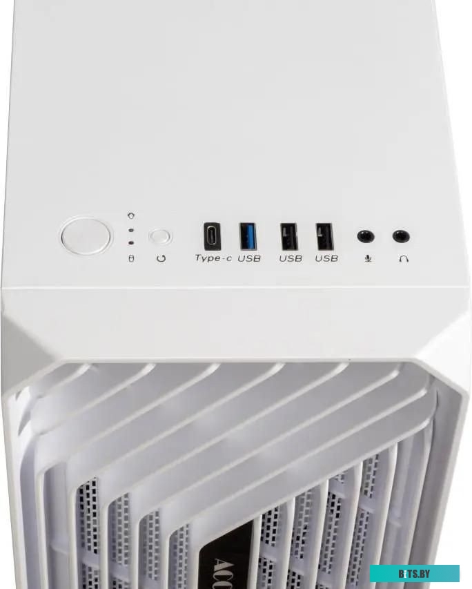 БП Корпус Accord ACC-265W белый без БП mATX 1x80mm 1x92mm 2x120mm 2xUSB2.0 1xUSB3.0 1xUSB3.1 audio