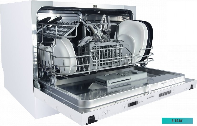 УТ000008328 Встраиваемая посудомоечная машина MAUNFELD MLP-06IM,  компактная, ширина 55см, полновстраиваемая, загрузка 6 комплектов