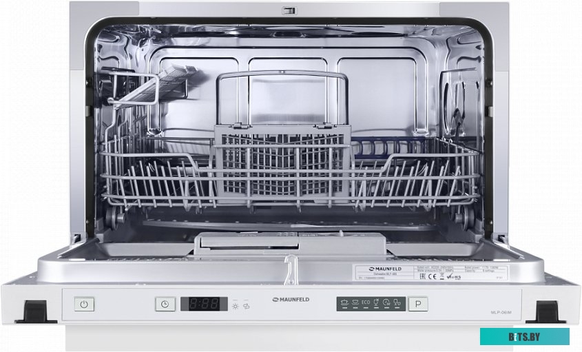 УТ000008328 Встраиваемая посудомоечная машина MAUNFELD MLP-06IM,  компактная, ширина 55см, полновстраиваемая, загрузка 6 комплектов