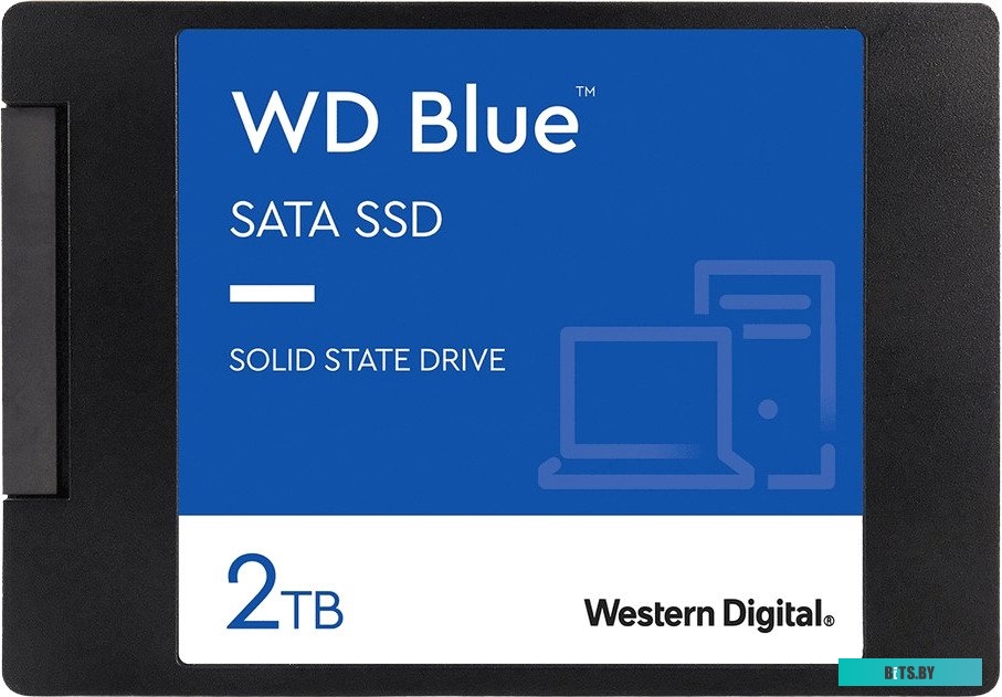 Внутренний твердотельный накопитель Western Digital WD Blue SA510 WDS200T3B0A