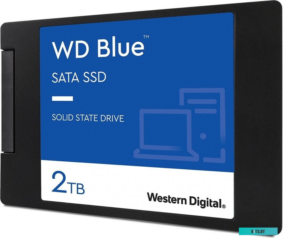 Внутренний твердотельный накопитель Western Digital WD Blue SA510 WDS200T3B0A