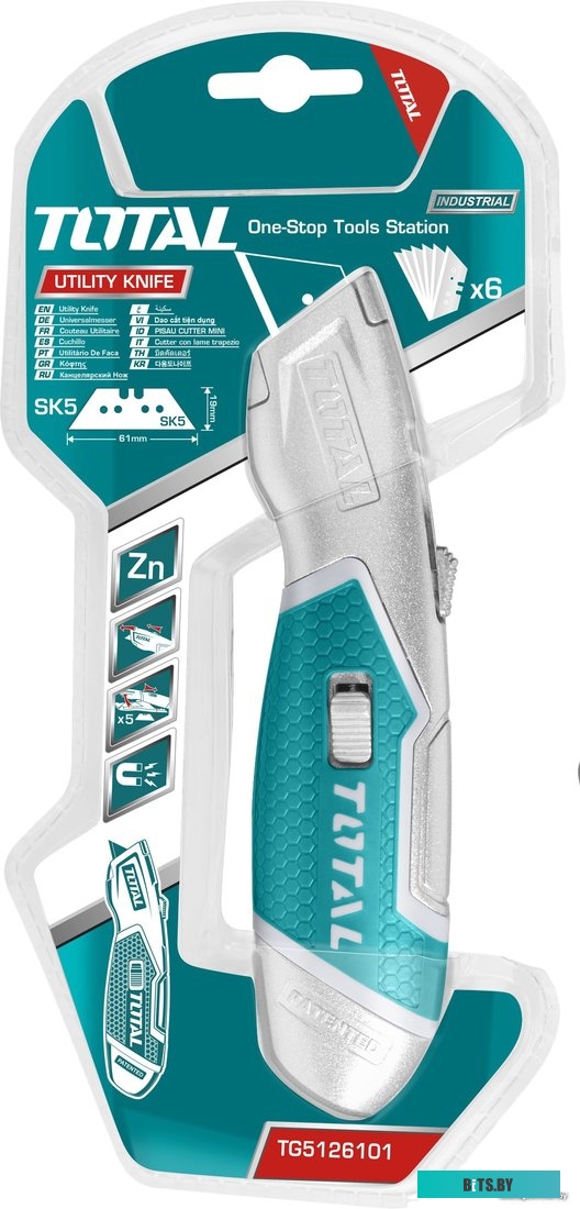 TG5126101 TG5126101 Нож строительный выдвижной TOTAL TG5126101
