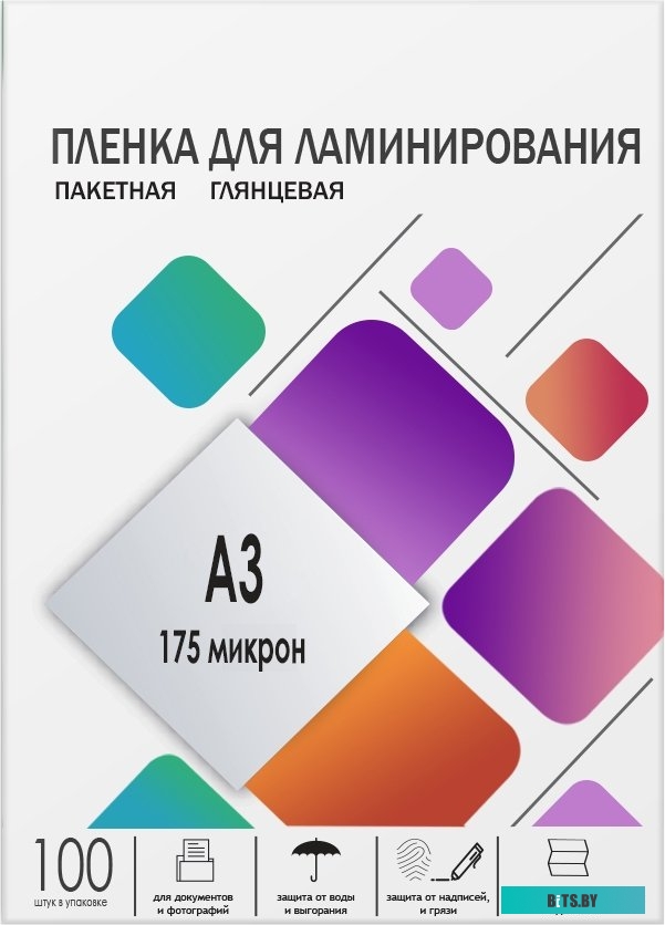 Пленка для ламинирования Гелеос A3 175 мкм LPA3-175