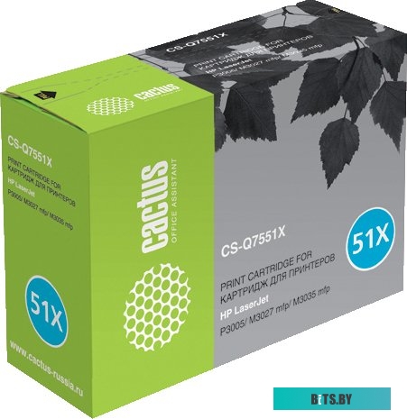 Картридж Cactus CS-Q7551XS (аналог HP Q7551X)