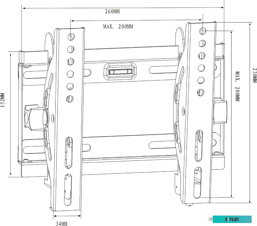 Кронштейн для телевизора Benatek PLASMA-66-B