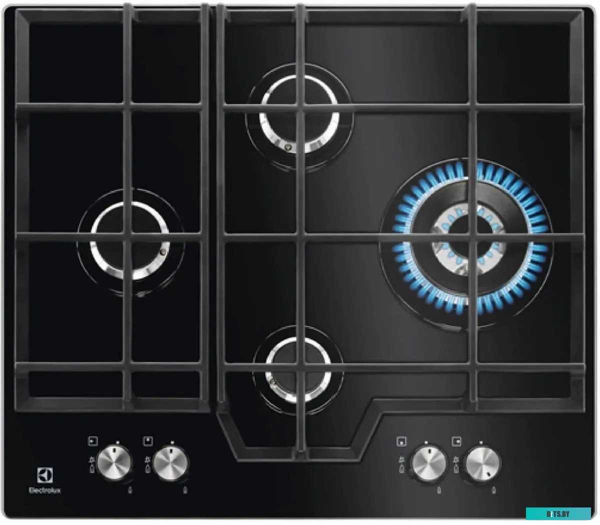 KGG6456K Газовая варочная поверхность Electrolux KGG6456K черный