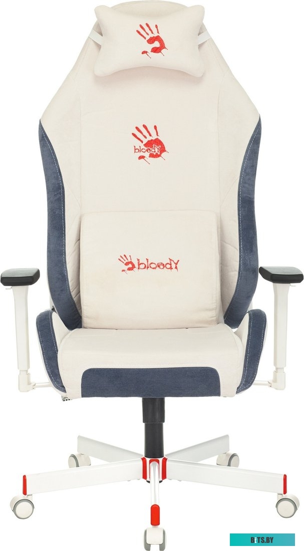 BLOODY GC-330 Кресло игровое A4Tech Bloody GC-330 белый крестов. металл