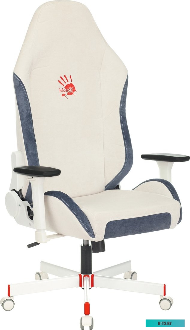 BLOODY GC-330 Кресло игровое A4Tech Bloody GC-330 белый крестов. металл