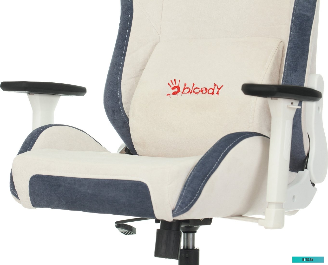 BLOODY GC-330 Кресло игровое A4Tech Bloody GC-330 белый крестов. металл