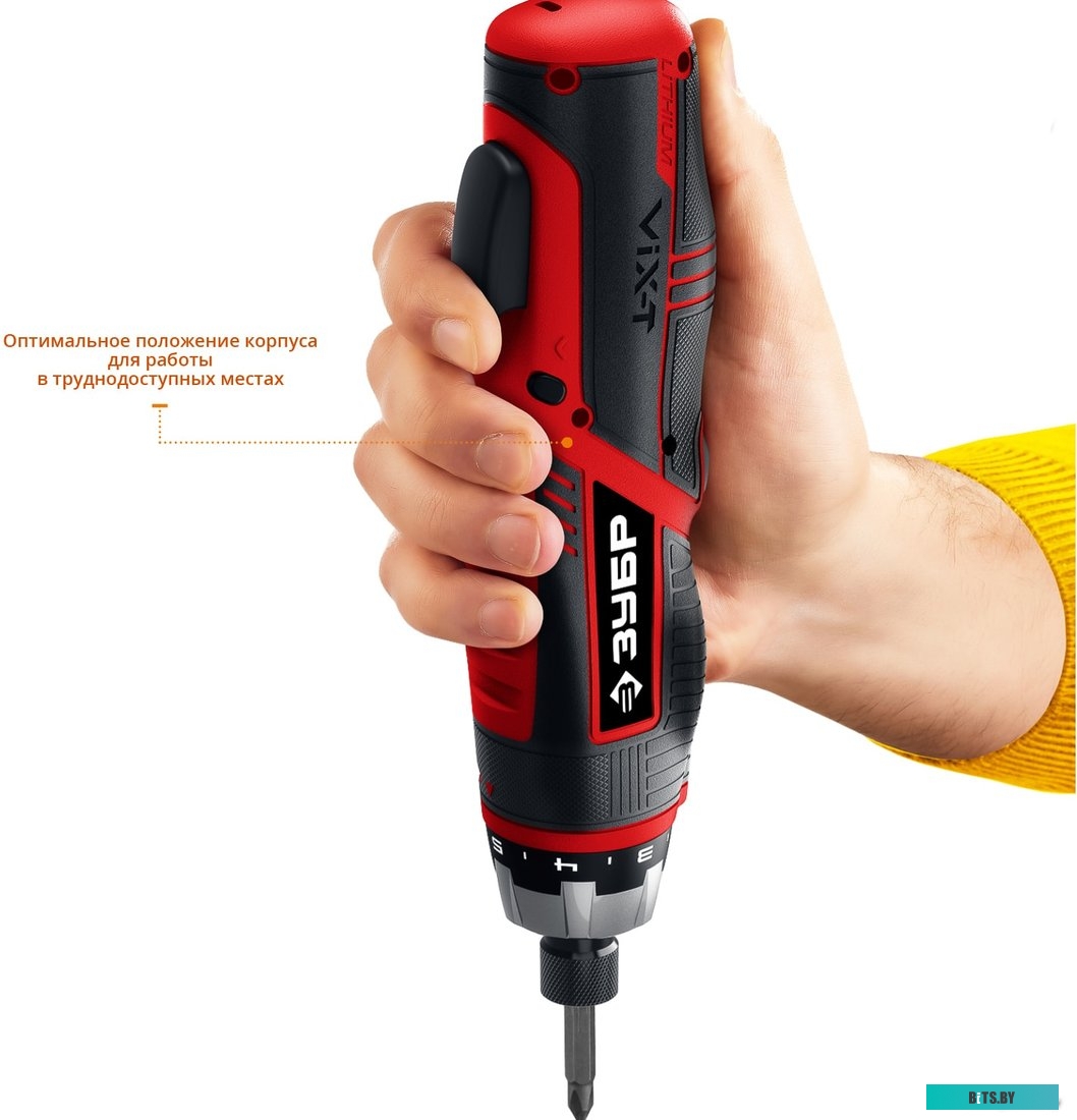 Электроотвертка Зубр Мастер ЗО-ЕМ-3.6 Ли (кейс)