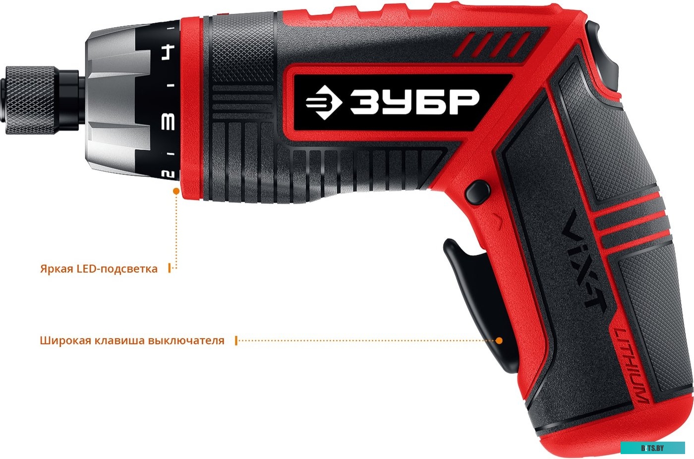 Электроотвертка Зубр Мастер ЗО-ЕМ-3.6 Ли (кейс)