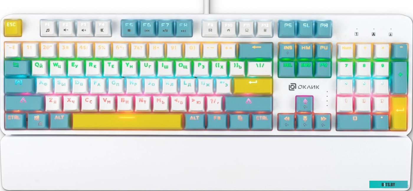 Клавиатура Oklick K951X (белый) <1901079>
