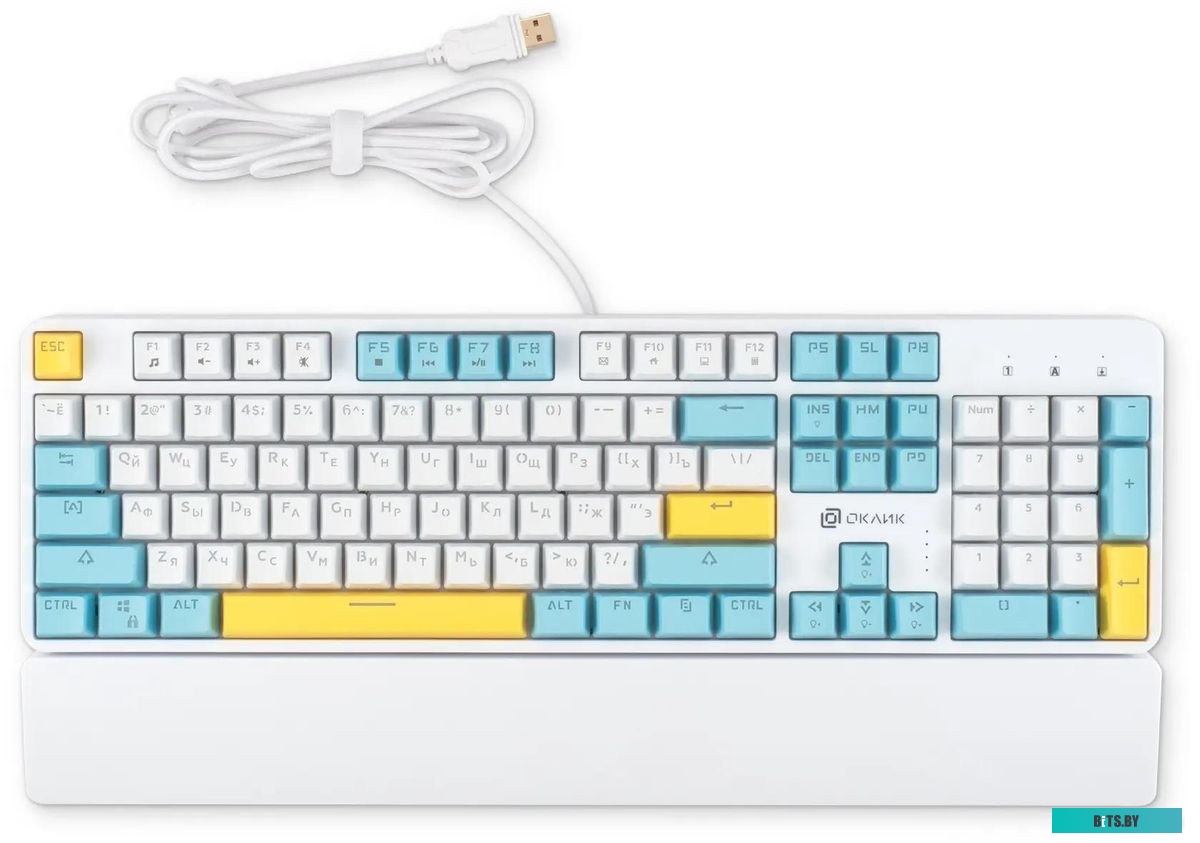 Клавиатура Oklick K951X (белый) <1901079>
