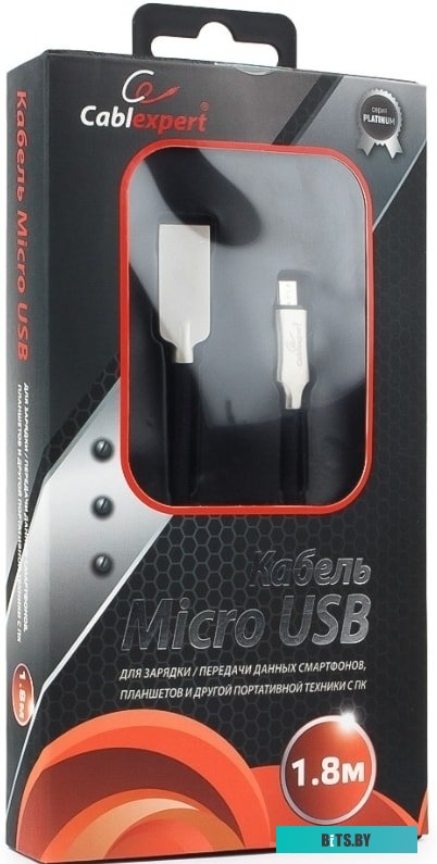 Кабель Cablexpert CC-P-mUSB02Bl-1.8M