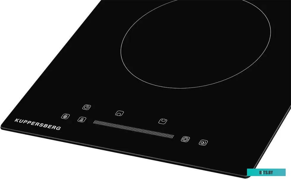 ECS 321 Встраиваемая варочная панель/ Электрическая, домино, 30 см, 9 уровней мощности, черный цвет