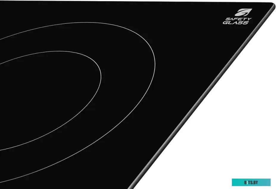 ECS 321 Встраиваемая варочная панель/ Электрическая, домино, 30 см, 9 уровней мощности, черный цвет