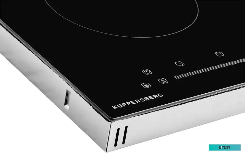 ECS 321 Встраиваемая варочная панель/ Электрическая, домино, 30 см, 9 уровней мощности, черный цвет