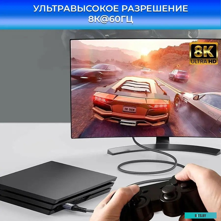 Кабель аудио-видео MERLION HDMI (m)/HDMI (m) 2м. черный 51608
