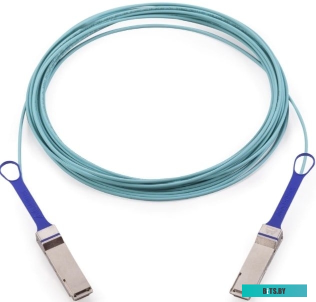 Активный волоконно-оптический кабель Mellanox MFA1A00-E005, IB EDR, до 100Gb/s, QSFP, LSZH, 5м
