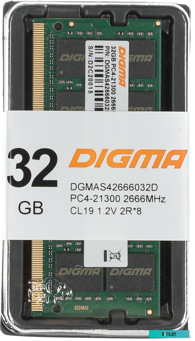 Оперативная память Digma DGMAS42666032D 1784394