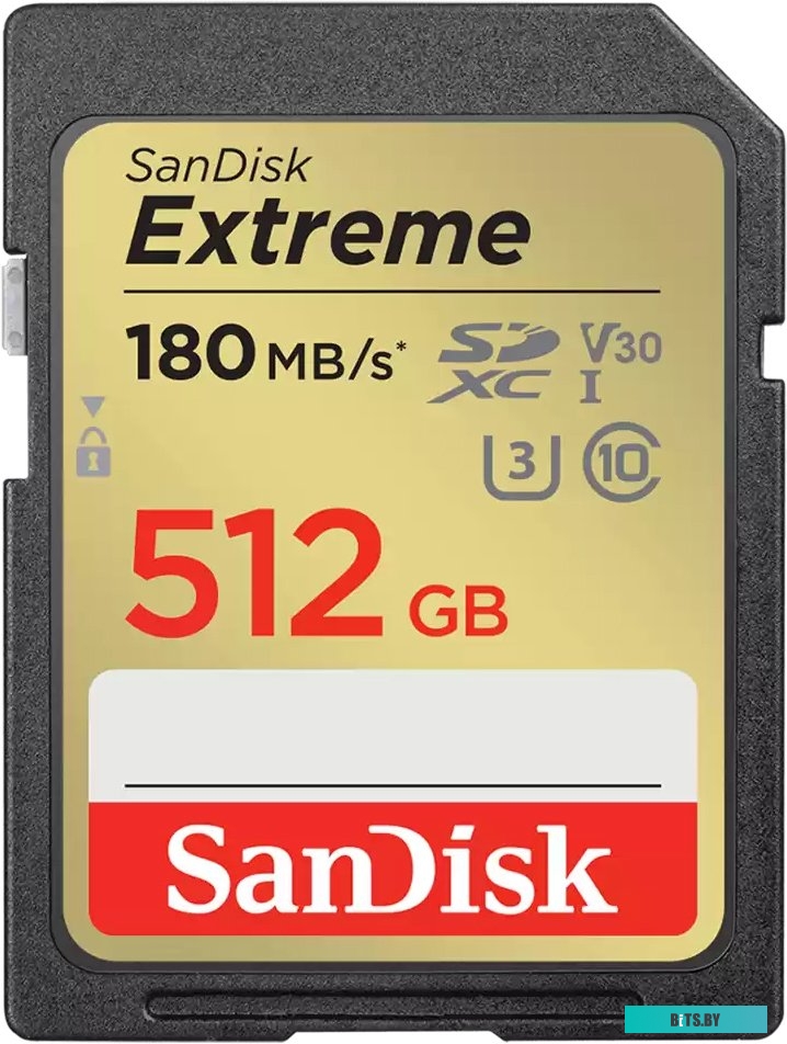 Карта памяти SanDisk Extreme SDXC SDSDXVV-512G-GNCIN 512GB