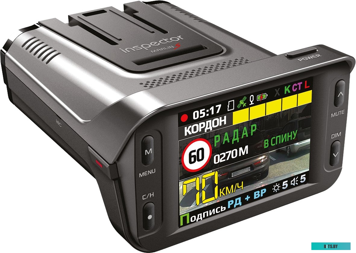 Видеорегистратор-радар детектор (2в1) Inspector Marlin S