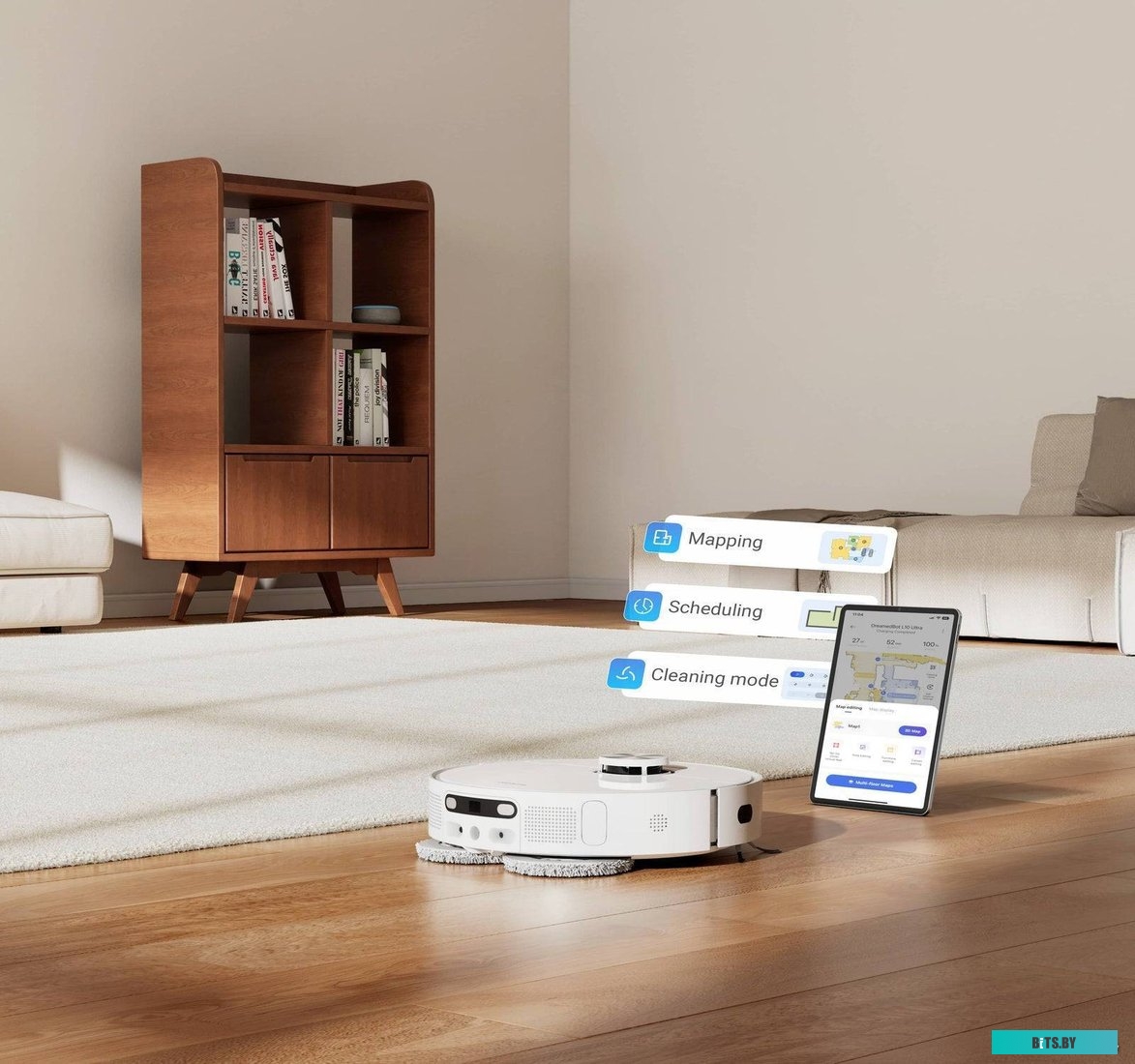 Робот-пылесос Dreame Automatic Cleaning Robot S10 (китайская версия, белый) <RLS6LADC>