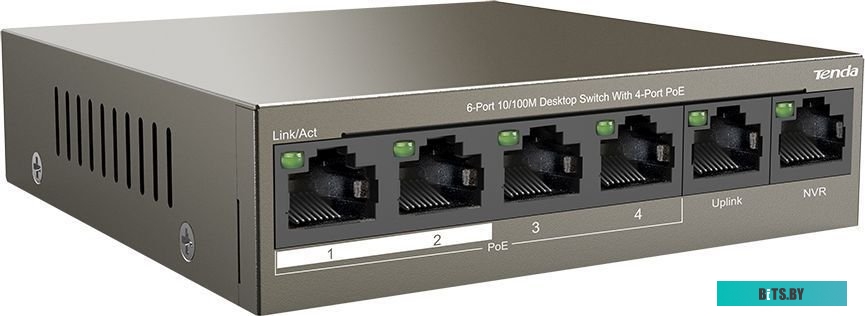 Коммутатор Tenda TEF1106P-4-63W