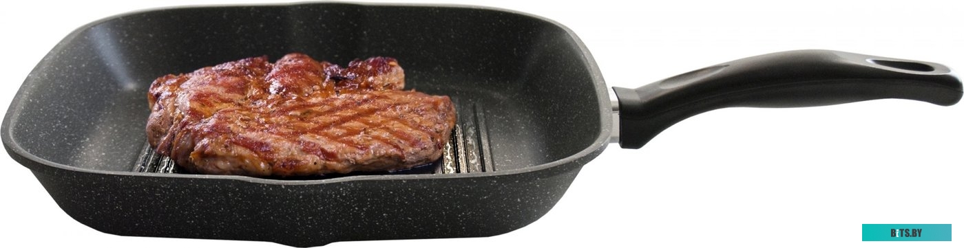 SW-CH3027GGR Сковорода-гриль Starwind Chef SW-CH3027GGR квадратная покрытие: Pfluon ручка несъемная (с крышкой) серый