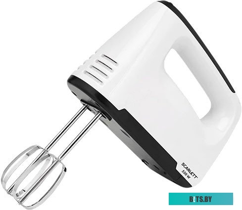 SC-HM40S22 Миксер Scarlett SC-HM40S22, ручной,  белый и черный