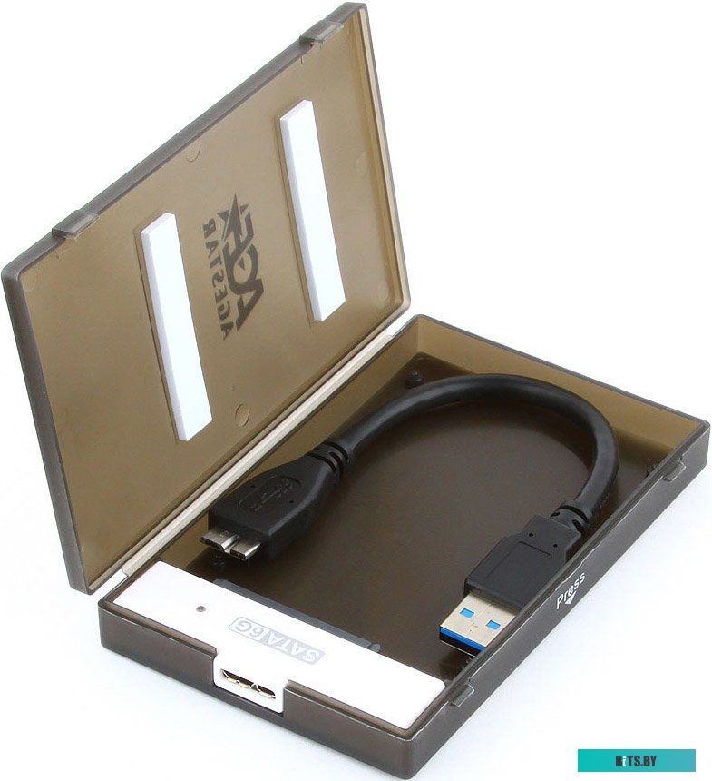 Бокс для жесткого диска Agestar 3UBCP1-6G (голубой)