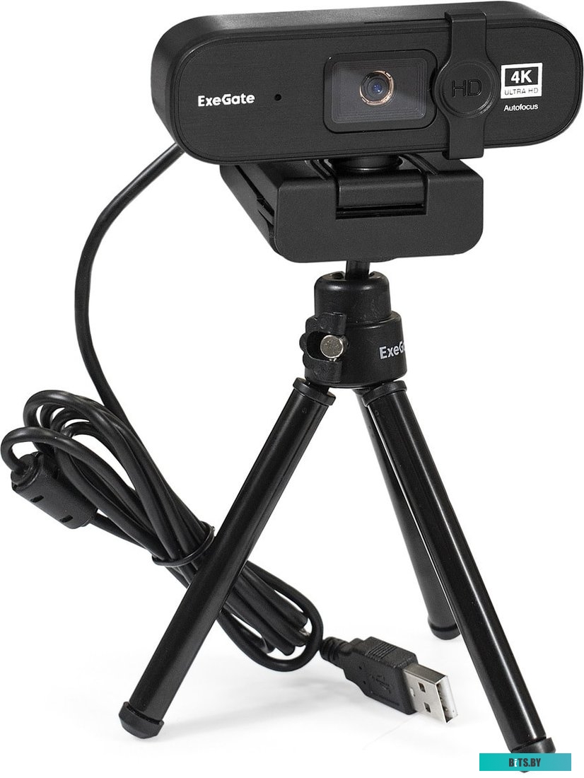 Веб-камера ExeGate Stream HD 4000 4K UHD T-Tripod <EX287383RUS>